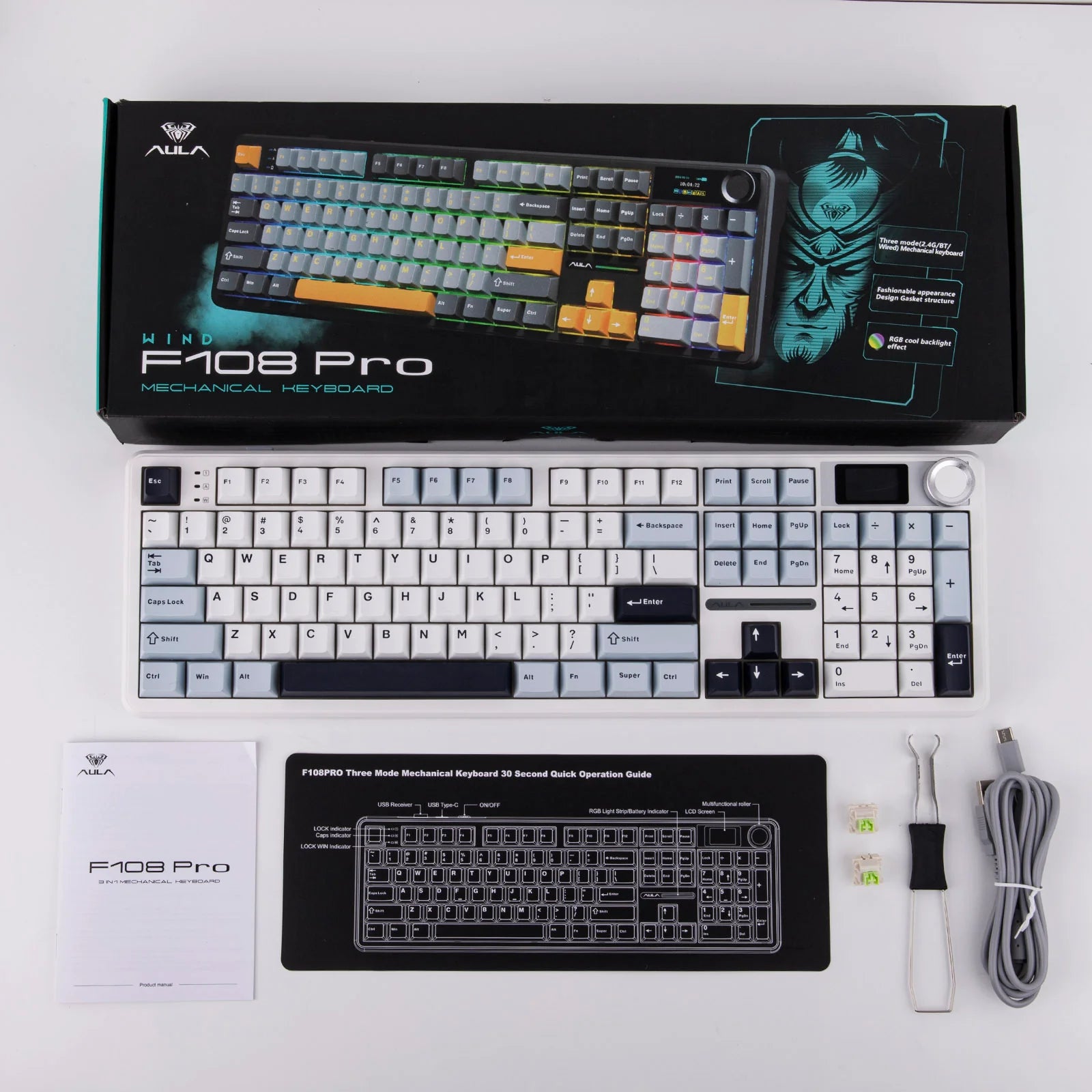 Teclado Aula F108 Pro