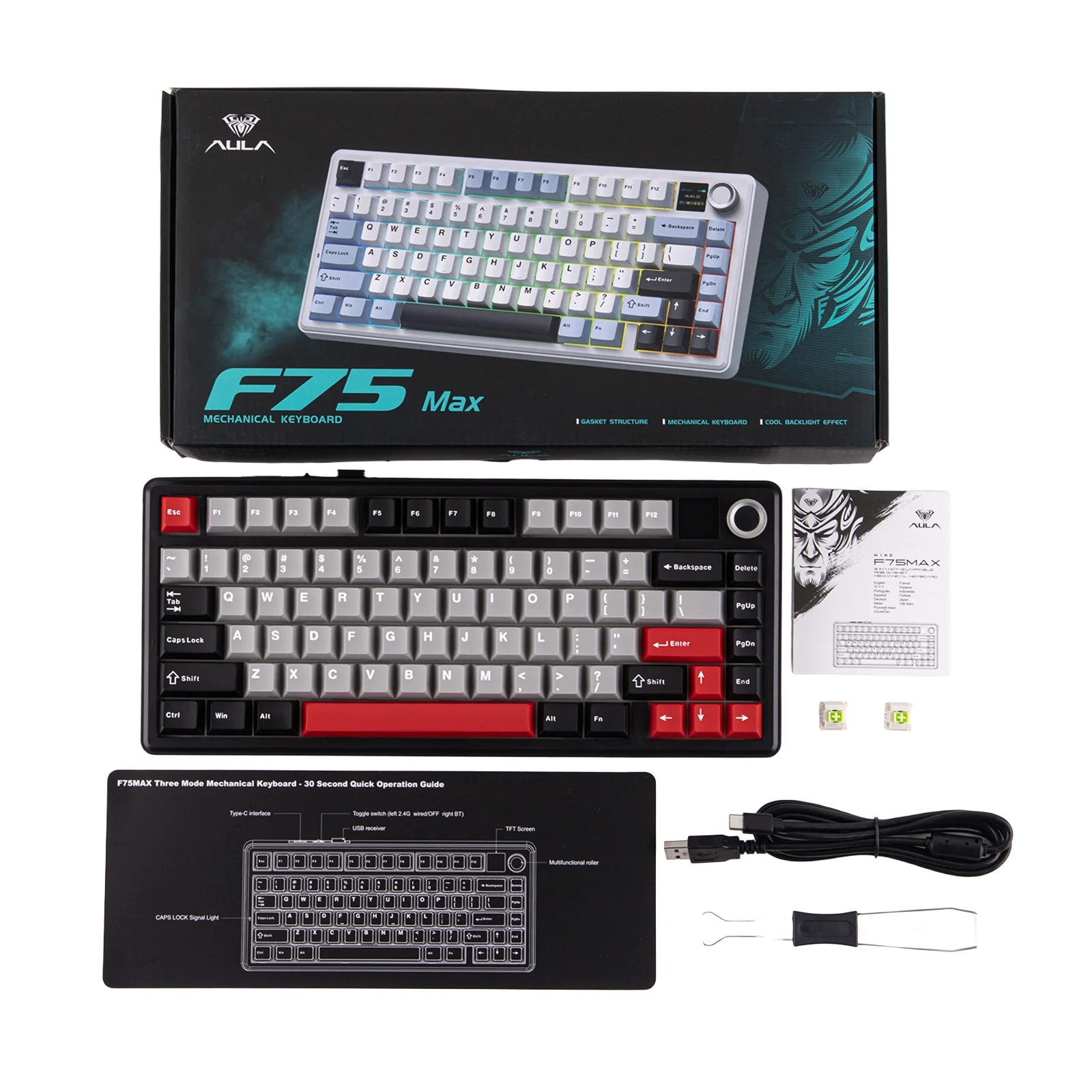 Teclado Aula F75 MAX