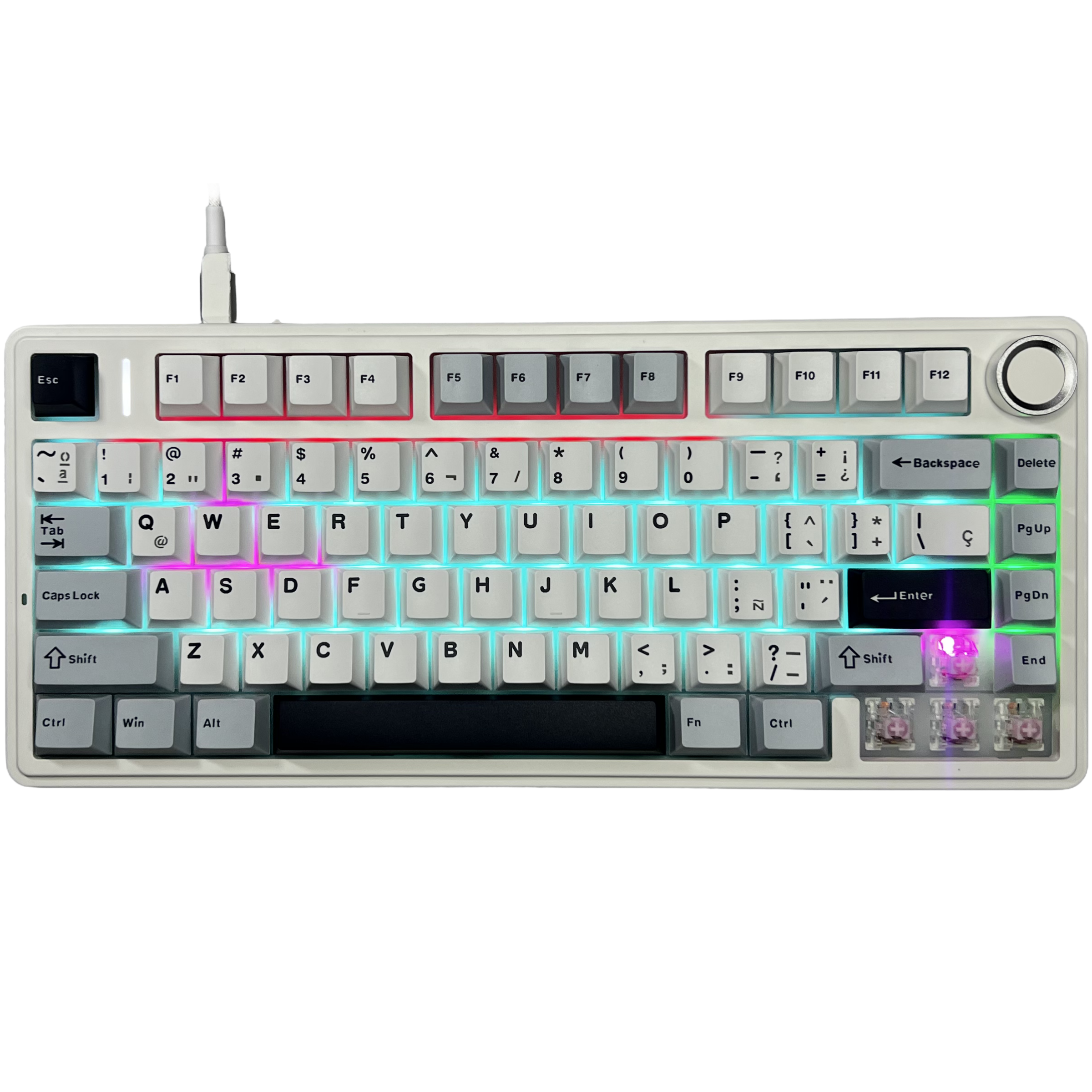 Teclado Aula F75 Wired