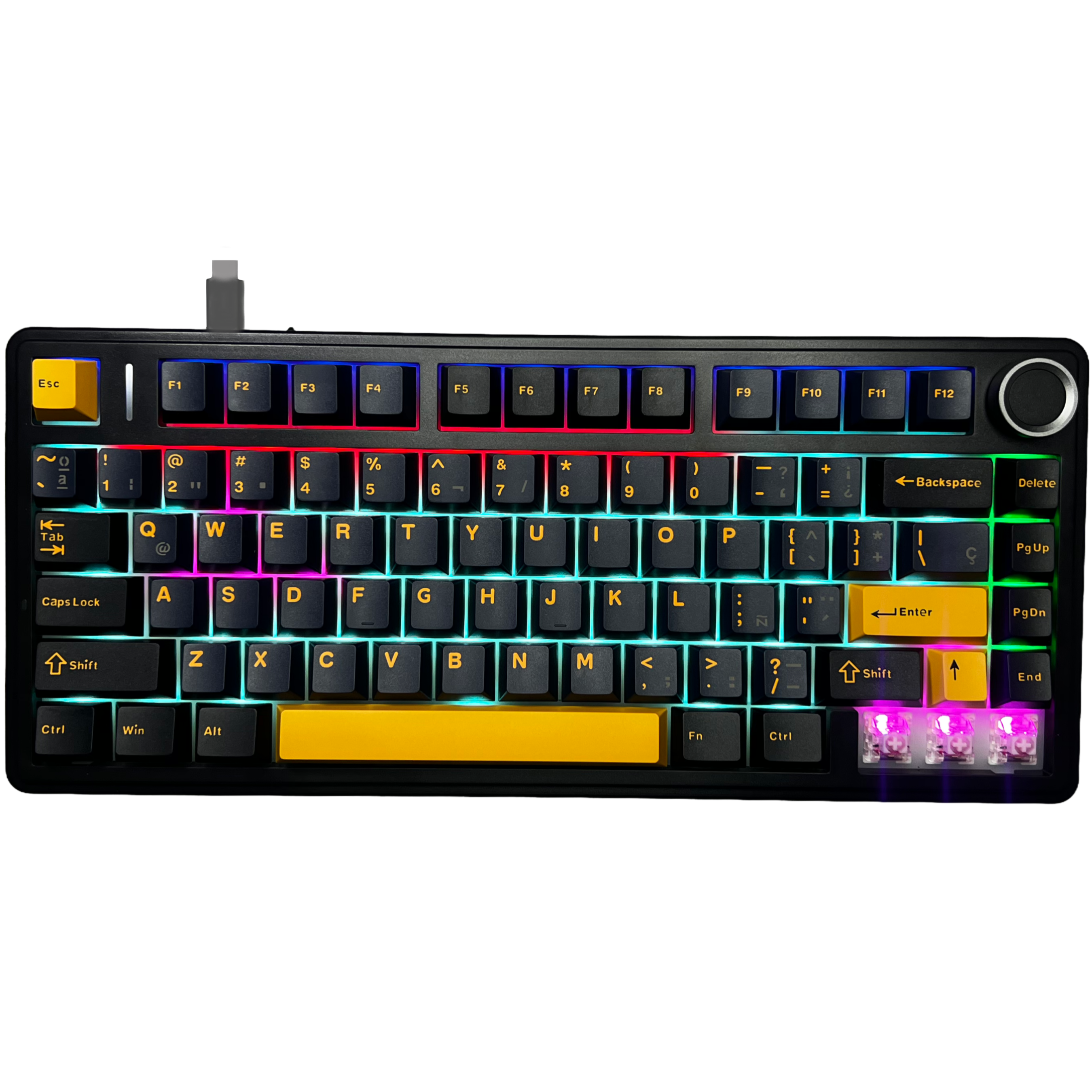 Teclado Aula F75 Wired