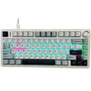 F75 Wired - WHITE / BLUE / DARK PURPLE